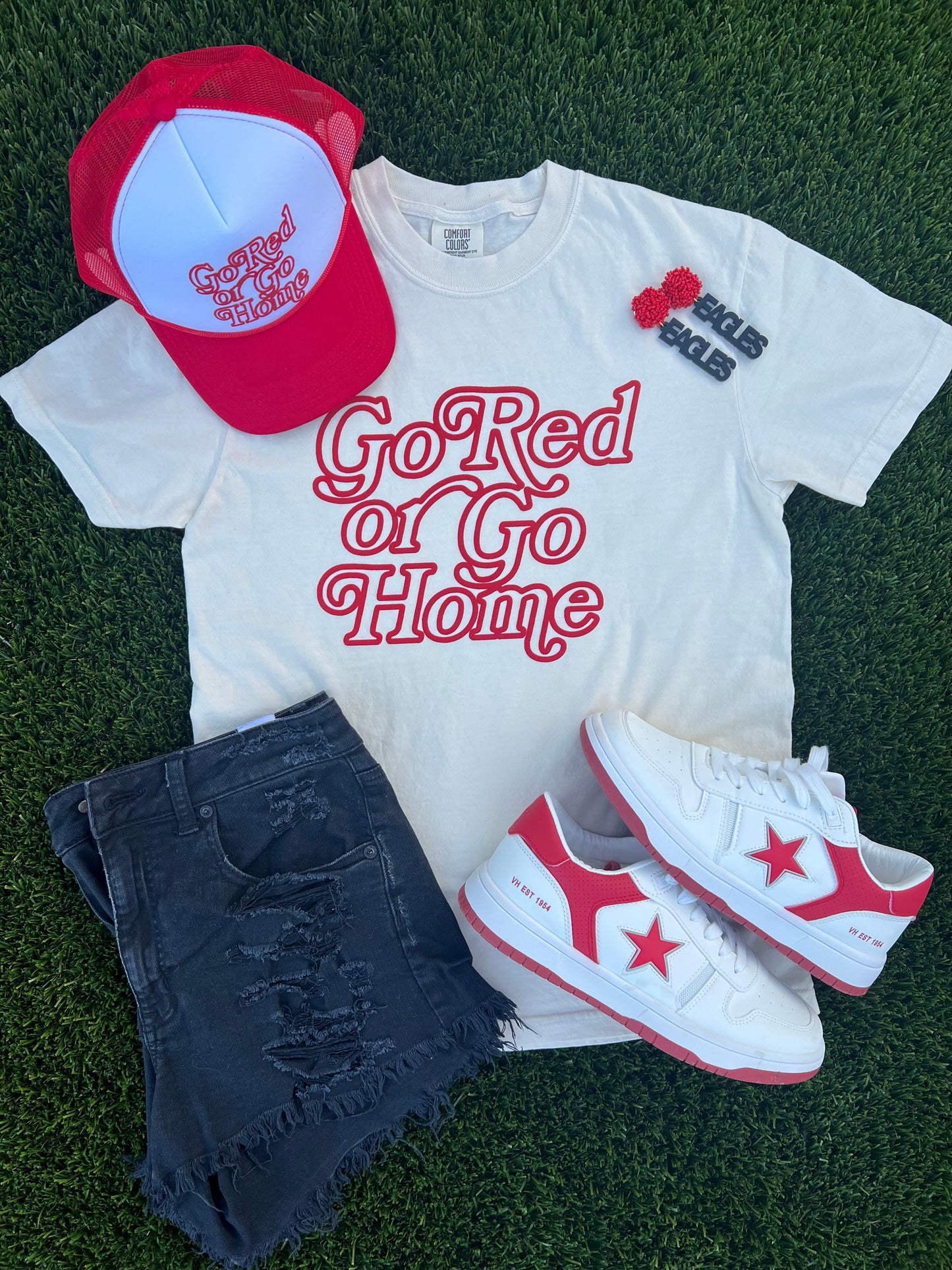 Go Red or Go Home Trucker Hat