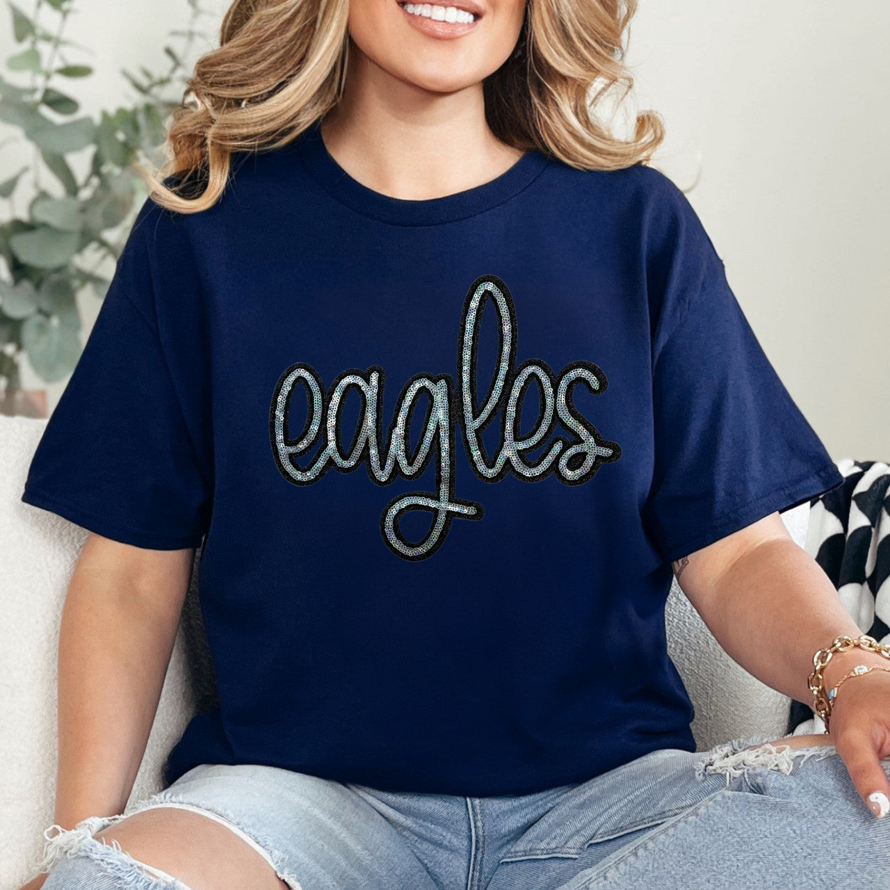 Eagles Sequin T Shirt