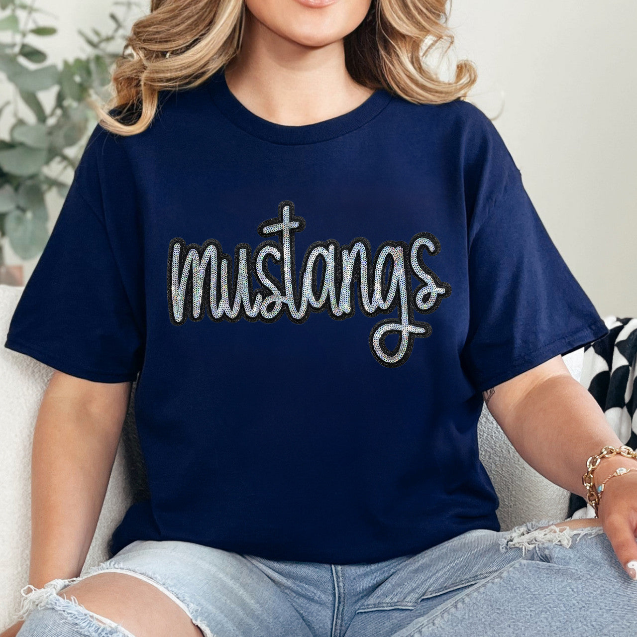 Mustangs Sequin T Shirt