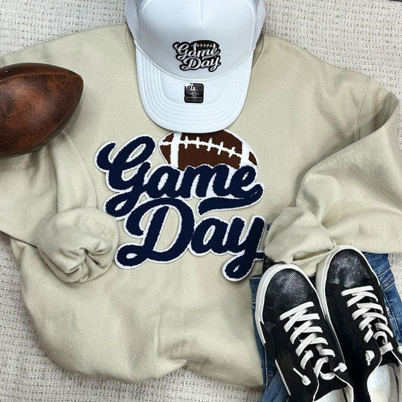 Game Day with Football Sweatshirt