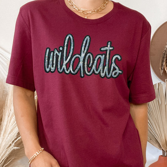 Wildcats Sequin T Shirt